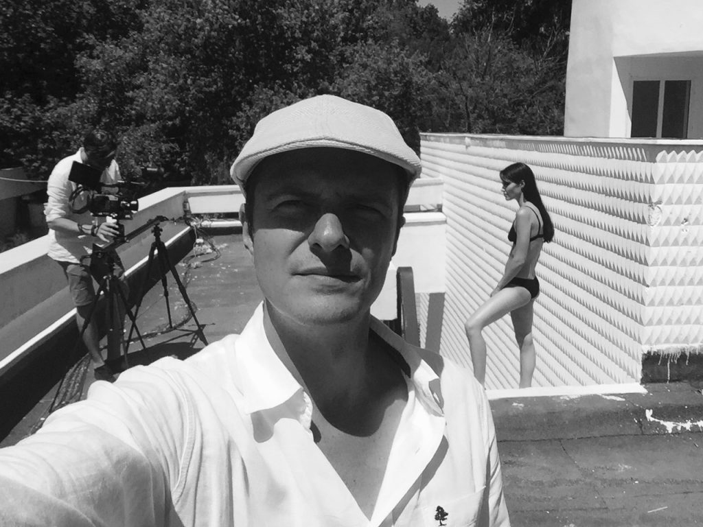 The director, the DOP and the model :)
